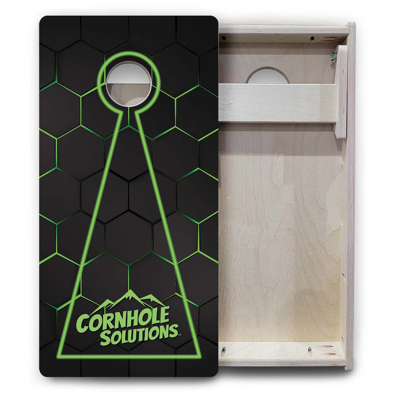 Vacation Cornhole Boards - Neon Nightfall