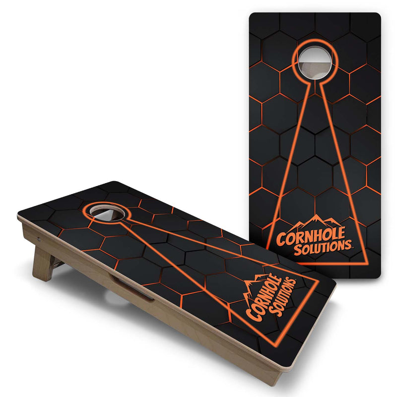 Vacation Cornhole Boards - Neon Nightfall