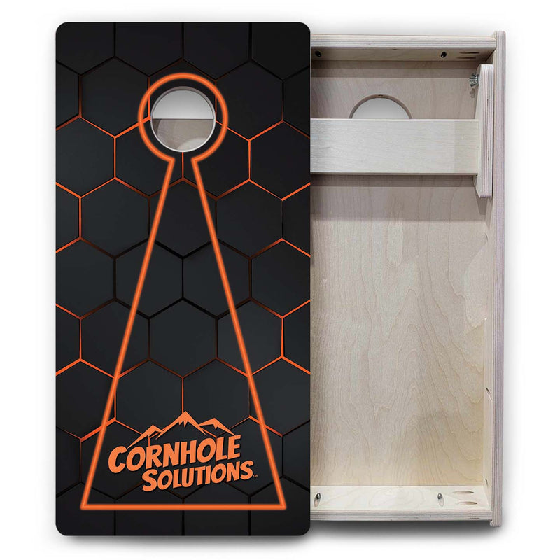 Vacation Cornhole Boards - Neon Nightfall