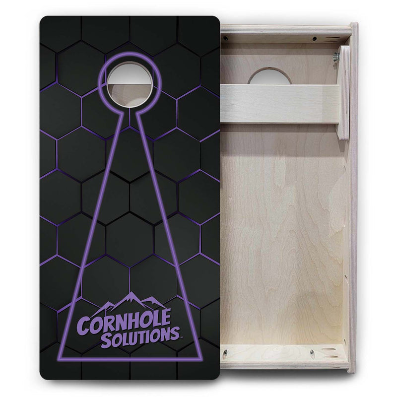 Vacation Cornhole Boards - Neon Nightfall