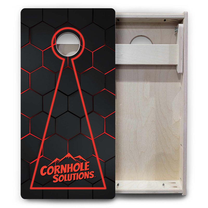 Vacation Cornhole Boards - Neon Nightfall