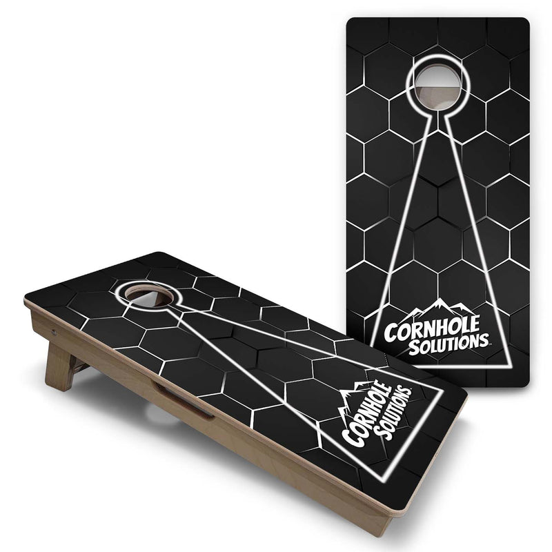 Vacation Cornhole Boards - Neon Nightfall