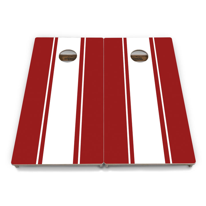 Racing Stripe Cornhole Boards – Tournament Series