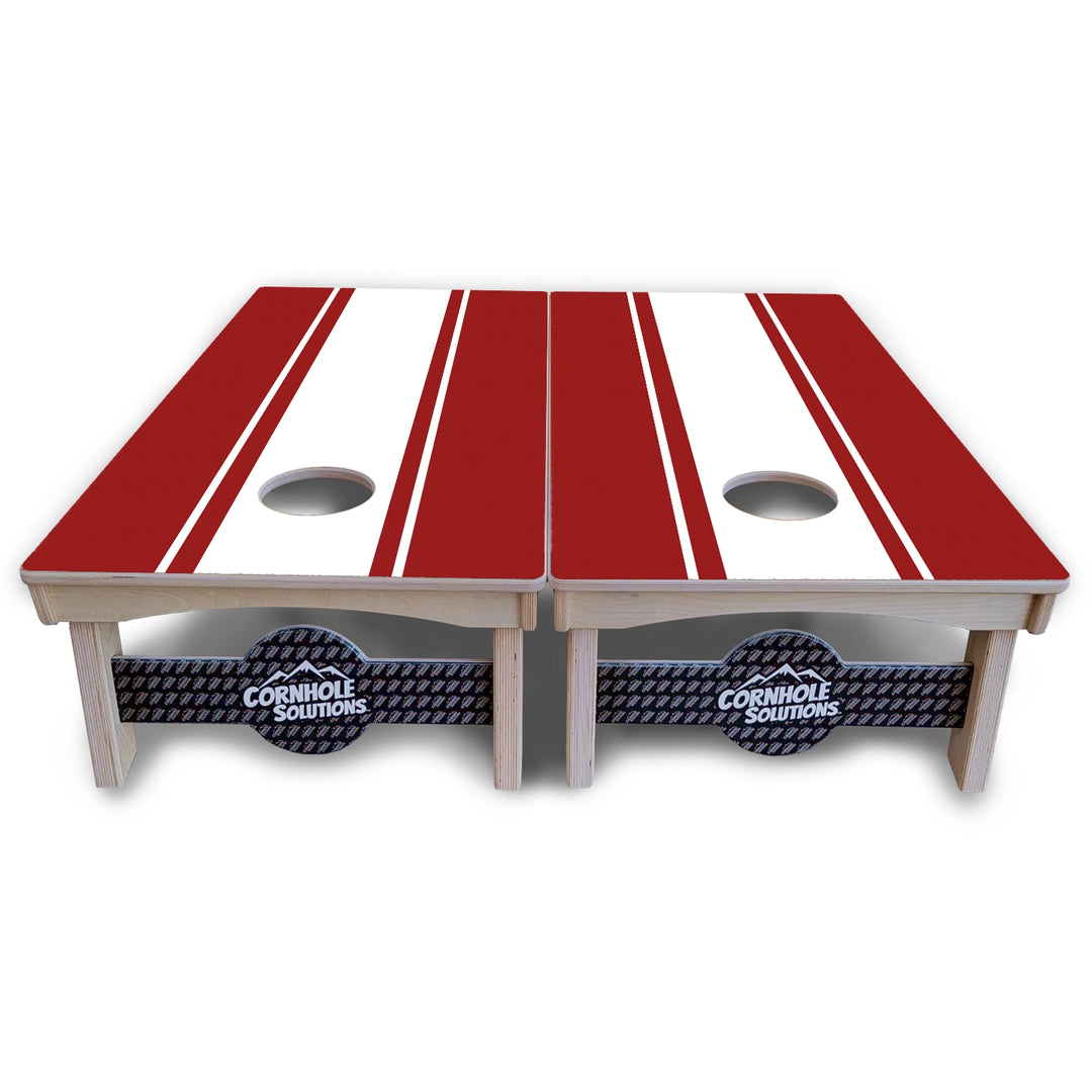 Racing Stripe Cornhole Boards – Pro Lite or Pro Elite