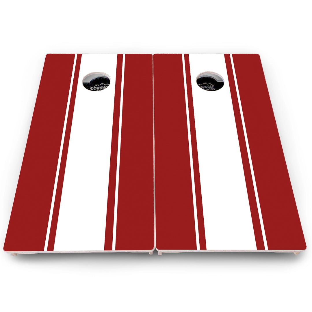 Racing Stripe Cornhole Boards – Pro Lite or Pro Elite