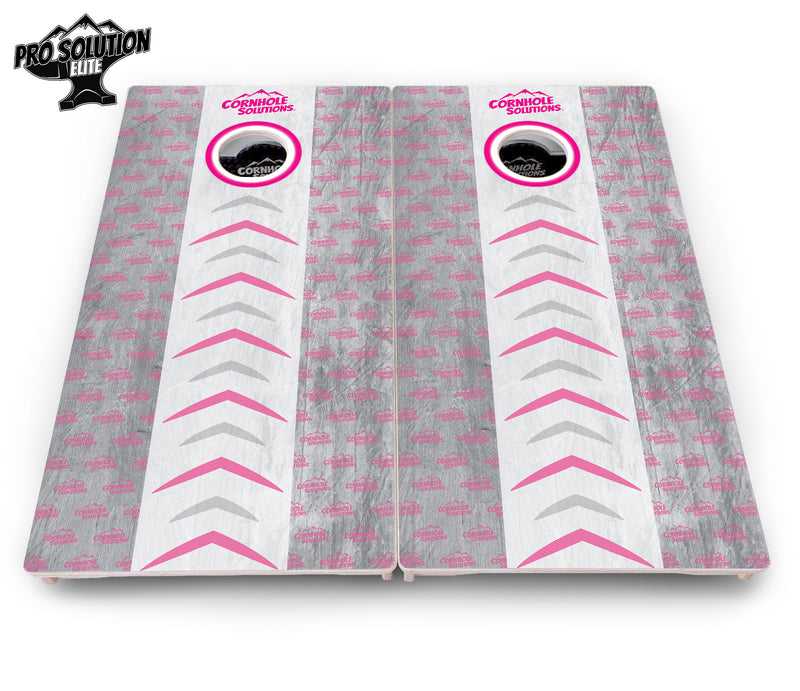 Pro Solution Elite - CS Runway Design Options - Professional Tournament Cornhole Boards 3/4" Baltic Birch - Zero Bounce Zero Movement Vertical Interlocking Braces for Extra Weight & Stability +Double Thick Legs +Airmail Blocker