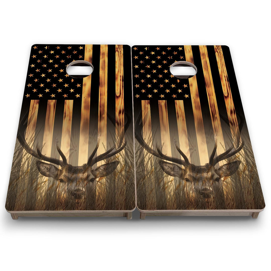 Hidden Deer - Mini or Vacation Size Cornhole Boards