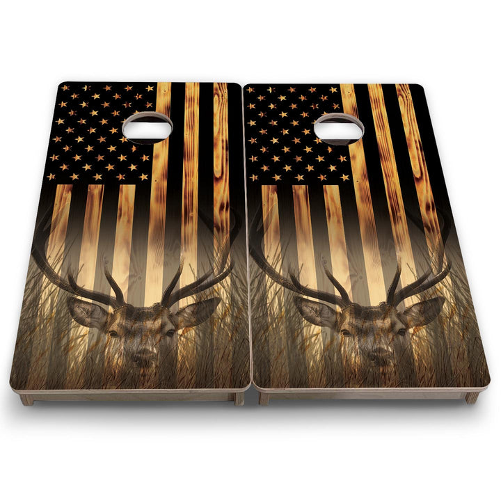 Hidden Deer - Mini or Vacation Size Cornhole Boards