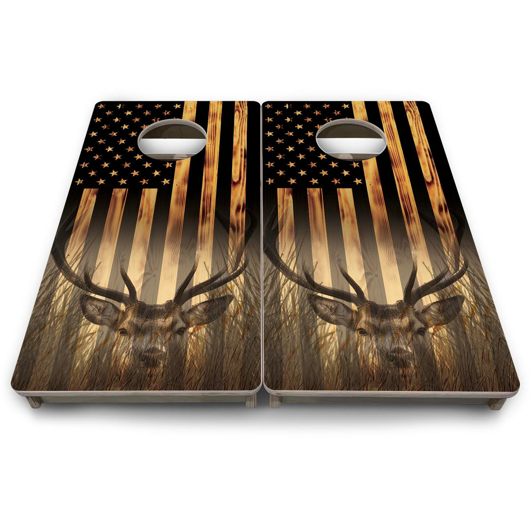 Hidden Deer - Mini or Vacation Size Cornhole Boards