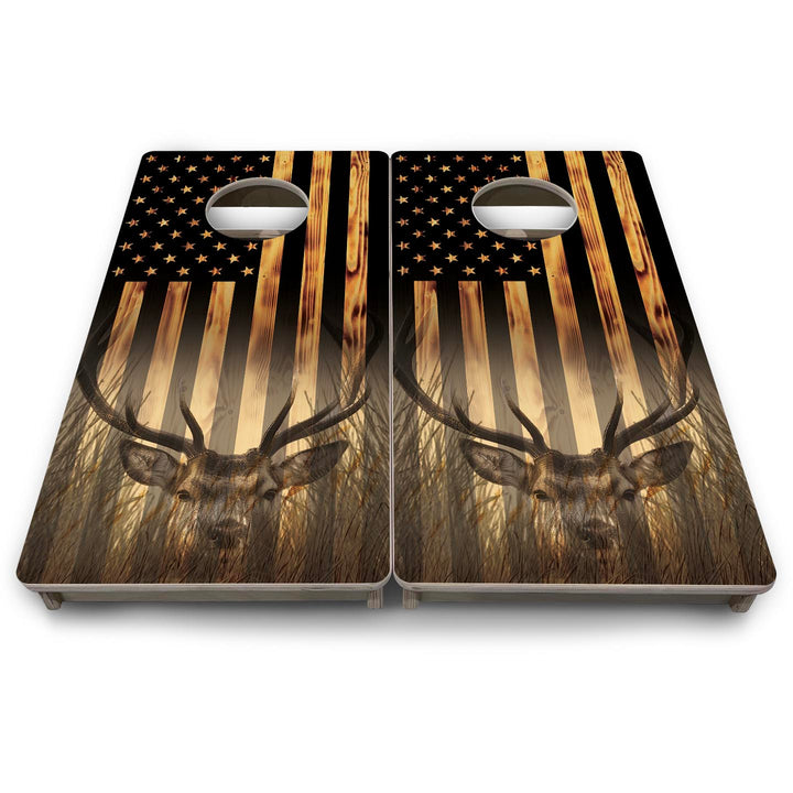 Hidden Deer - Mini or Vacation Size Cornhole Boards