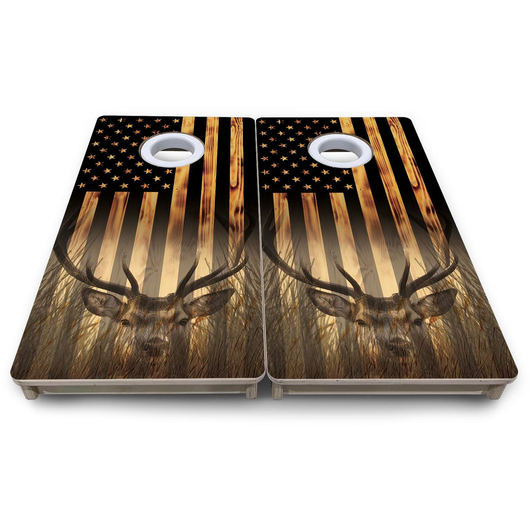 Hidden Deer - Mini or Vacation Size Cornhole Boards