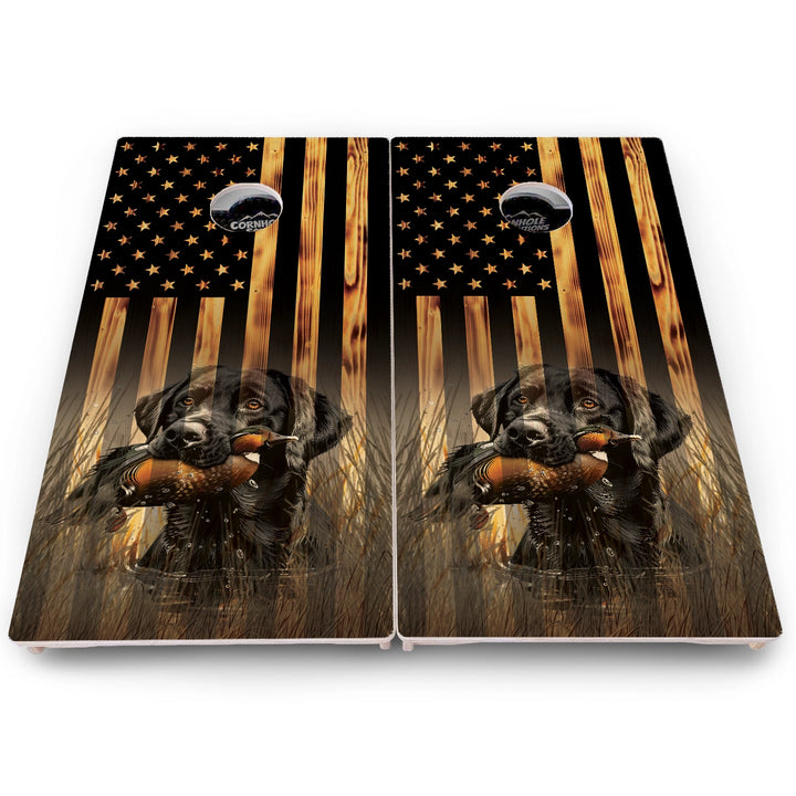 Hidden Wildlife Flag Cornhole Boards – Pro Lite or Pro Elite