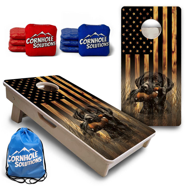 Hidden Retriever - Mini or Vacation Size Cornhole Boards