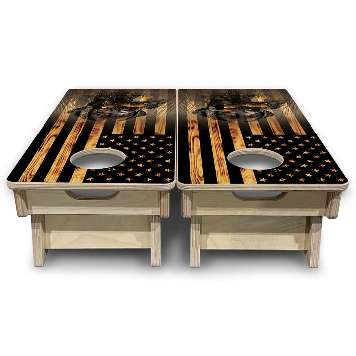 Hidden Retriever - Mini or Vacation Size Cornhole Boards