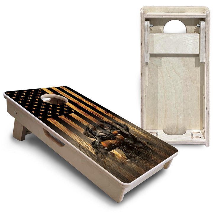 Hidden Retriever - Mini or Vacation Size Cornhole Boards