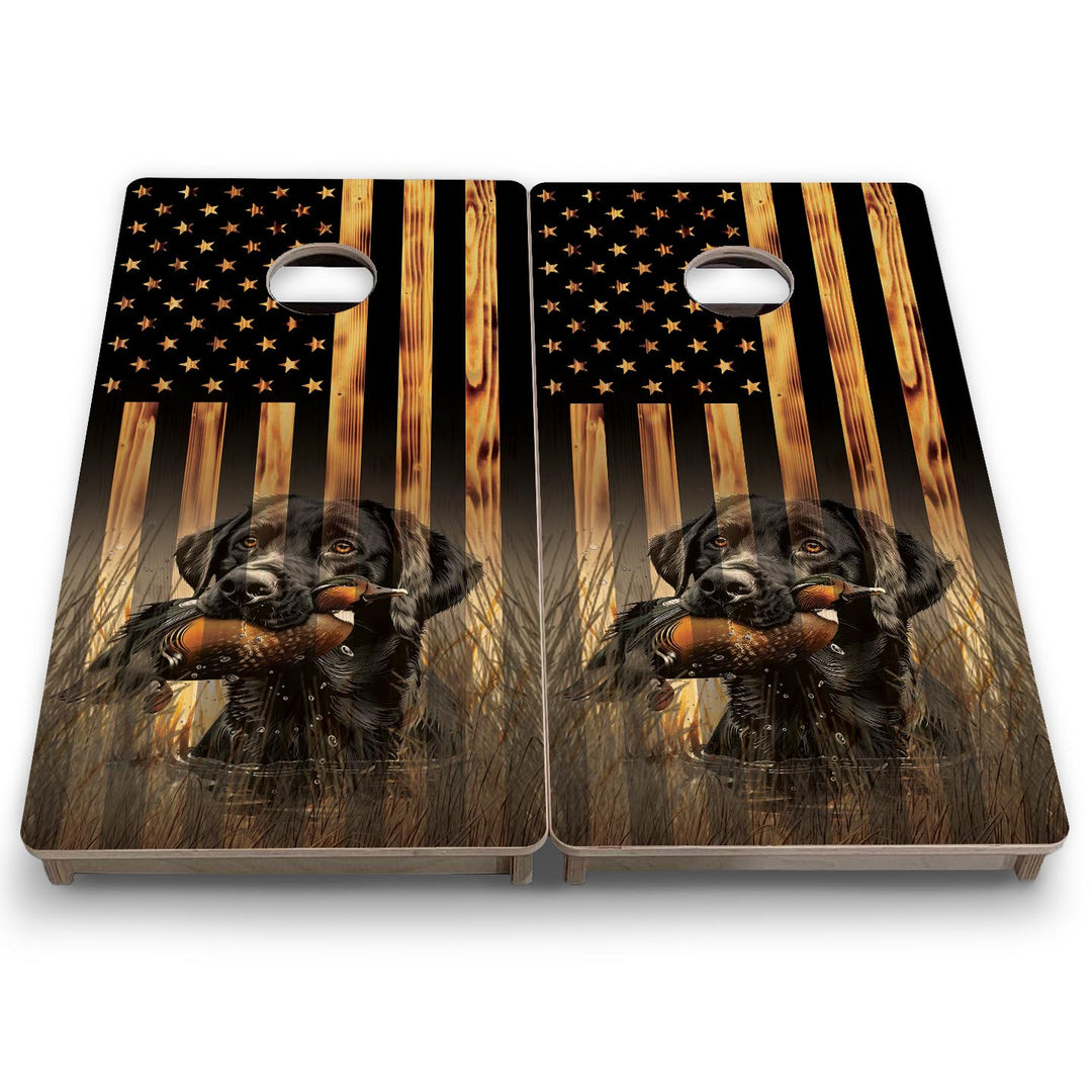 Hidden Retriever - Mini or Vacation Size Cornhole Boards