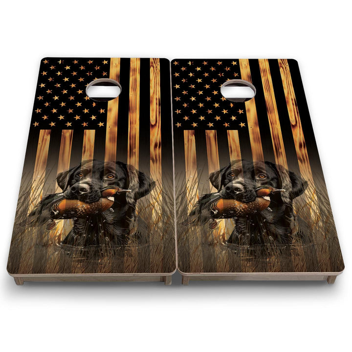 Hidden Retriever - Mini or Vacation Size Cornhole Boards