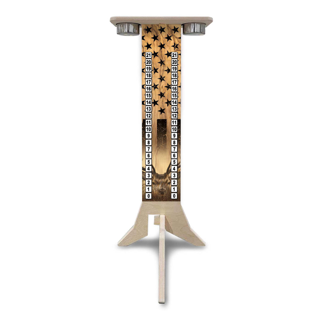 Hidden Deer & Fish Flag Designs - Score Stand