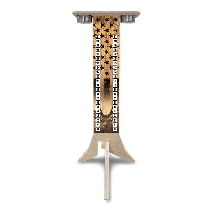 Hidden Deer & Fish Flag Designs - Score Stand