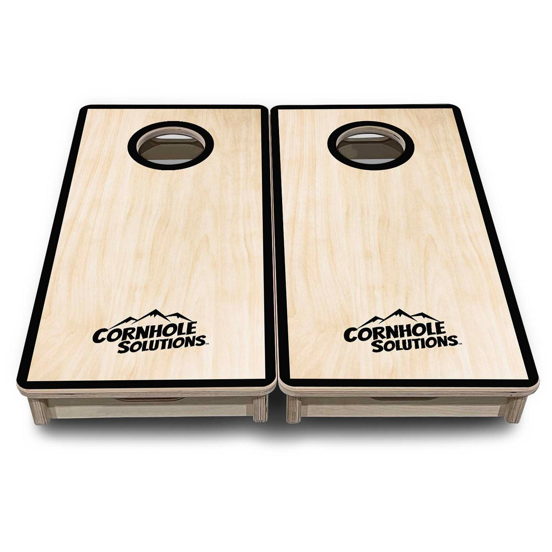 Red/Black Hole Ring - Mini or Vacation Size Cornhole Boards