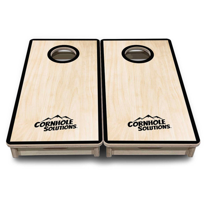 Red/Black Hole Ring - Mini or Vacation Size Cornhole Boards