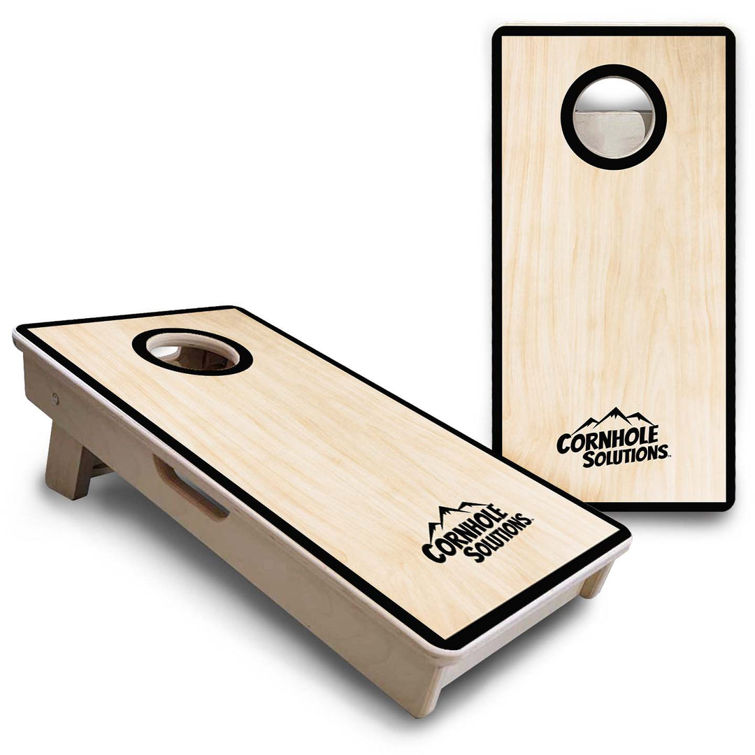 Red/Black Hole Ring - Mini or Vacation Size Cornhole Boards