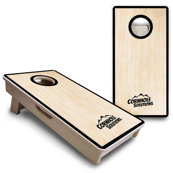 Red/Black Hole Ring - Mini or Vacation Size Cornhole Boards