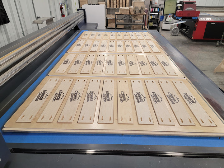 Custom Printed Rectangle Leg Braces 50