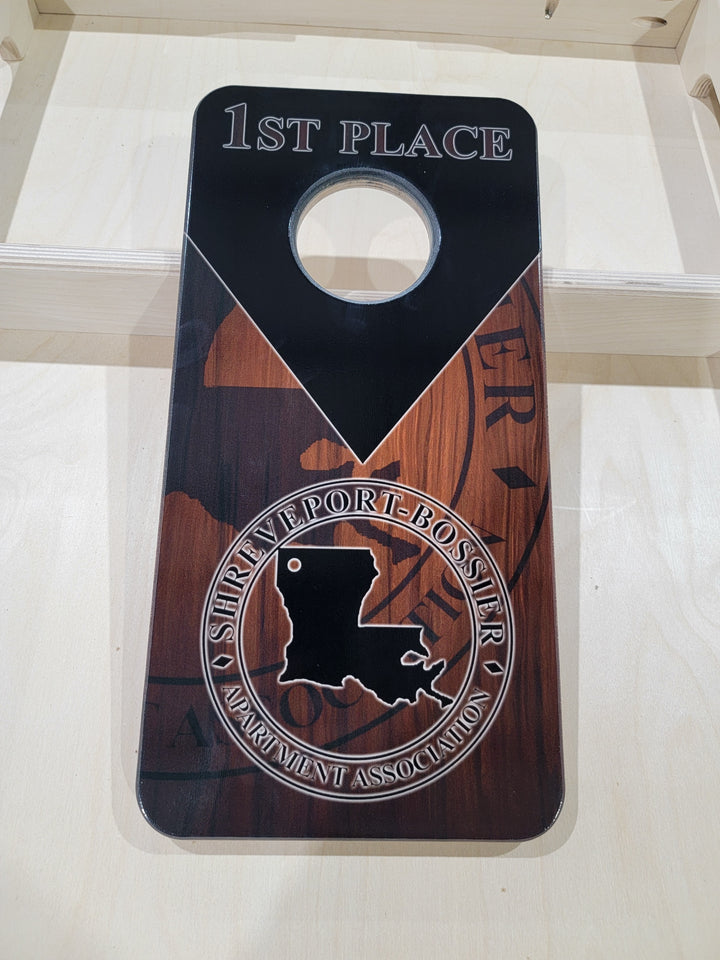 Custom Cornhole Trophy 8x16