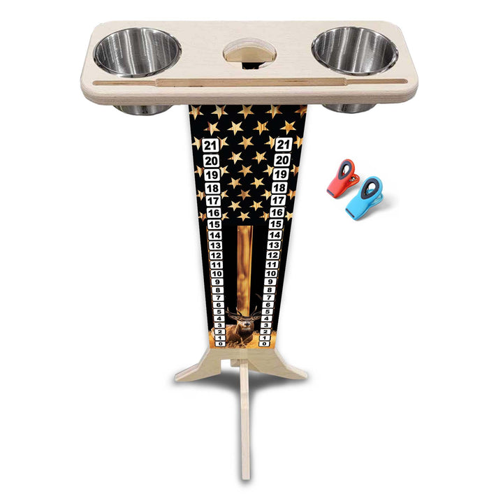 Colorful Deer & Fish Designs - Score Stand