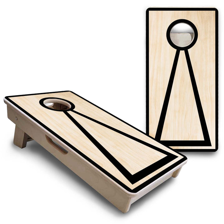Red/Black Hole Ring - Mini or Vacation Size Cornhole Boards