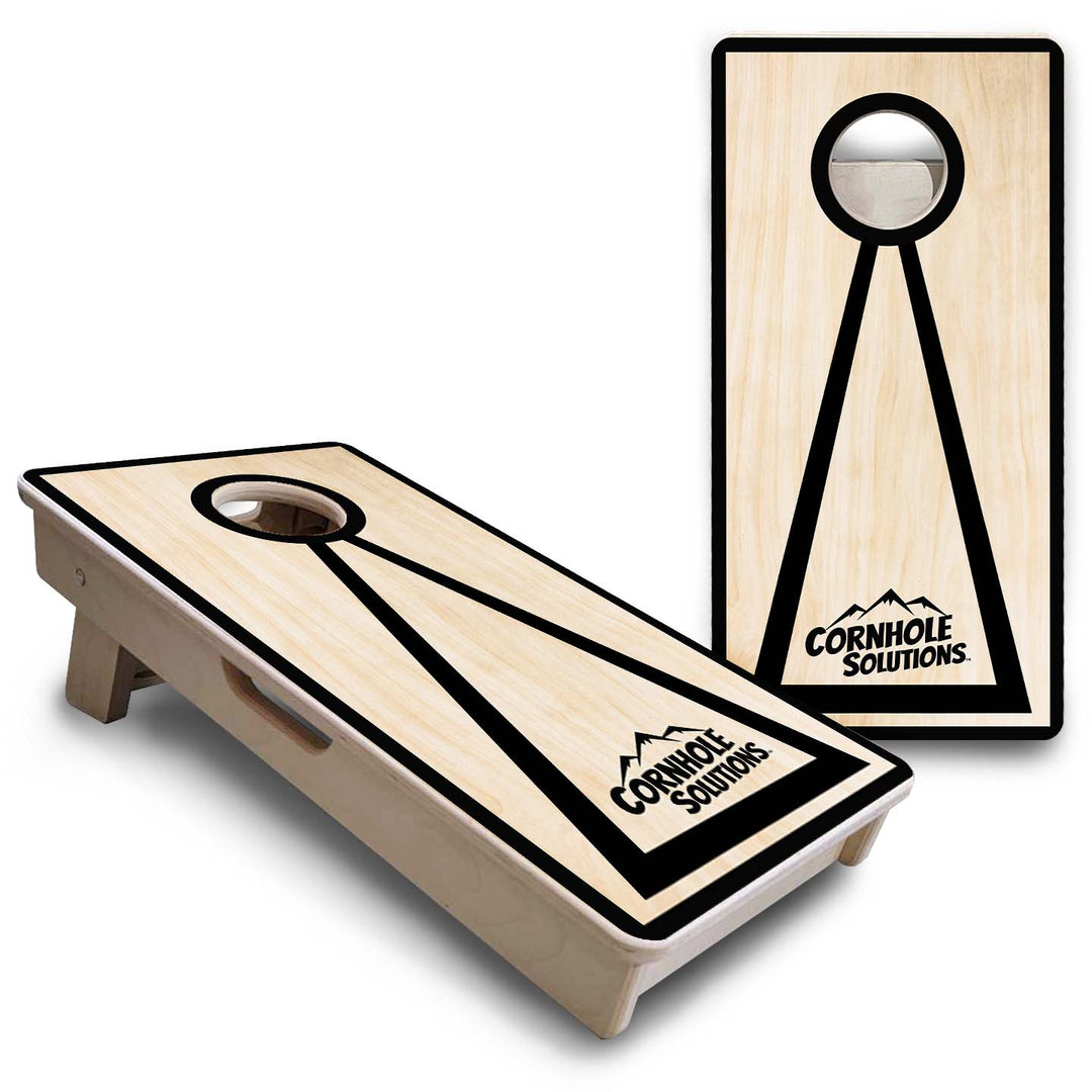 Red/Black Hole Ring - Mini or Vacation Size Cornhole Boards