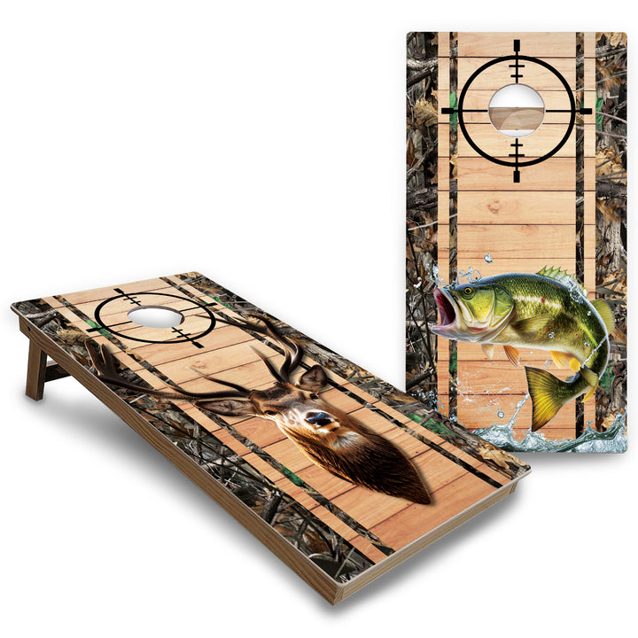 Hunting & Fishing Cornhole Boards - Backyard Series