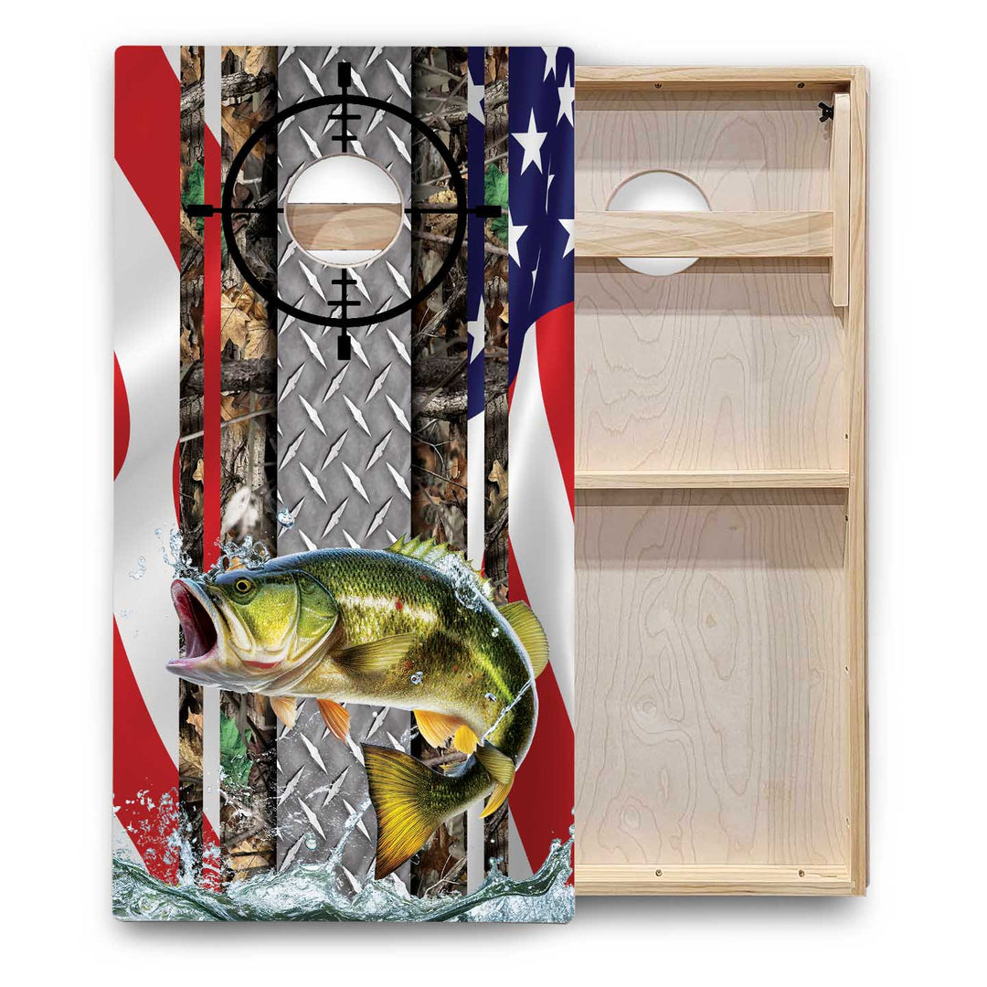 Hunting & Fishing Cornhole Boards - Backyard Series