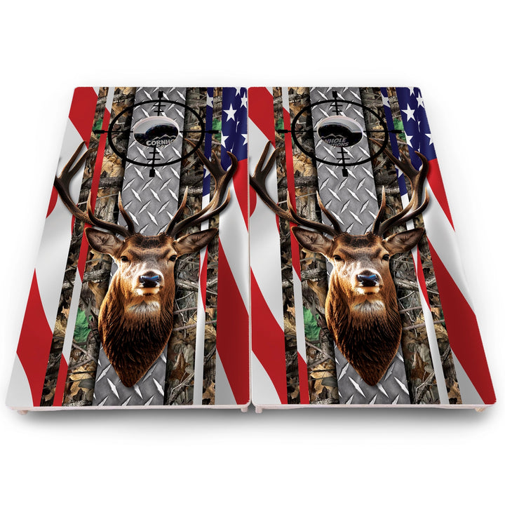Scope Camo Deer & Fish Cornhole Boards – Pro Lite or Pro Elite