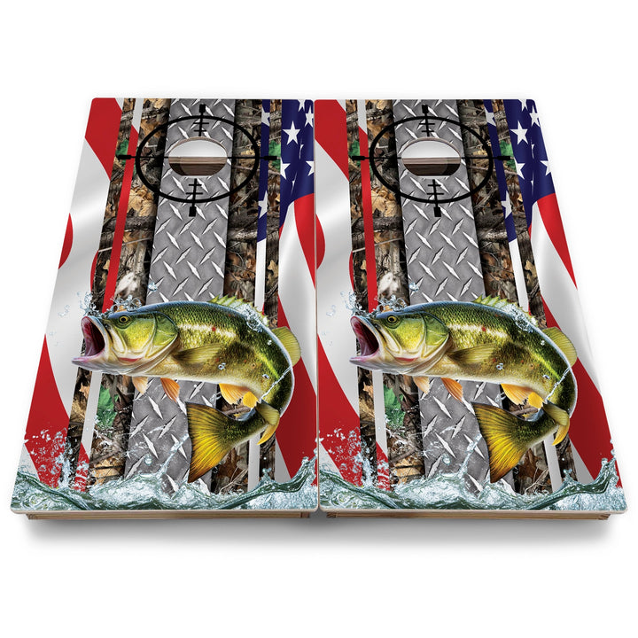 Hunting & Fishing Cornhole Boards - Backyard Series
