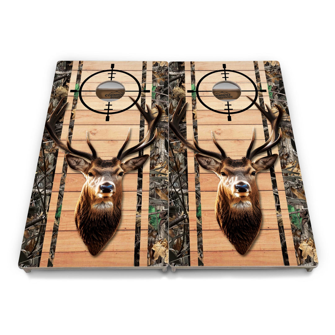Scope Camo Deer & Fish Cornhole Boards – Tournament Series