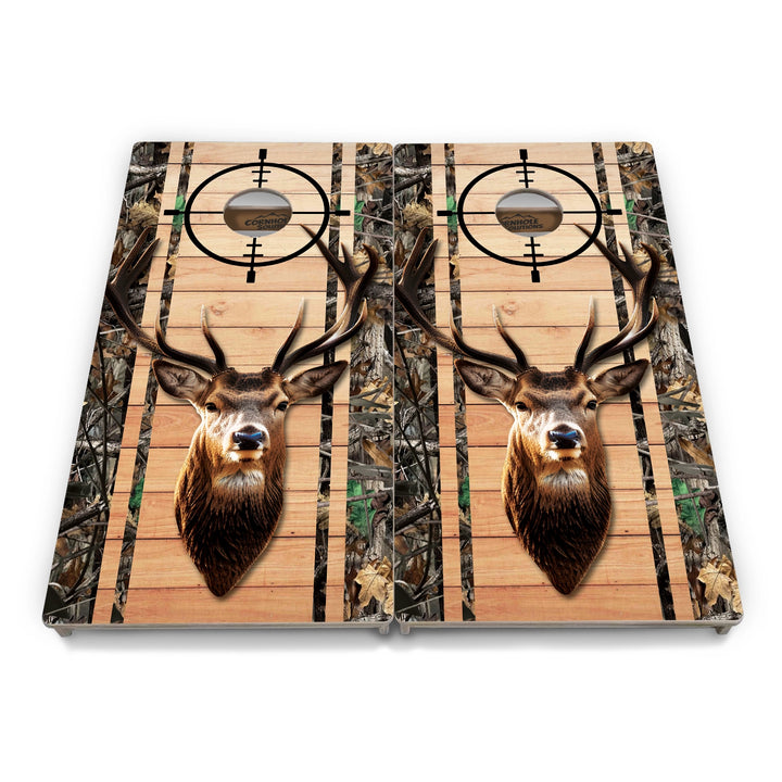 Scope Camo Deer & Fish Cornhole Boards – Tournament Series