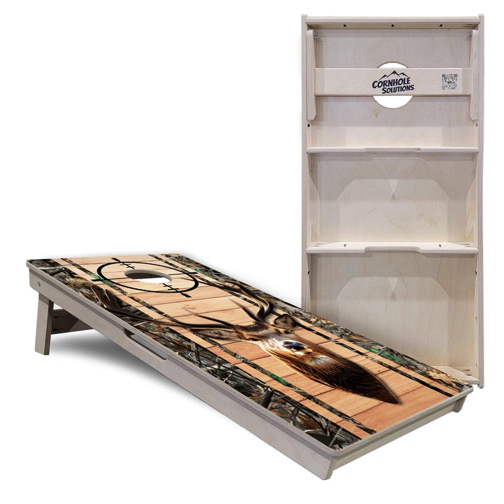 Scope Camo Deer & Fish Cornhole Boards – Tournament Series