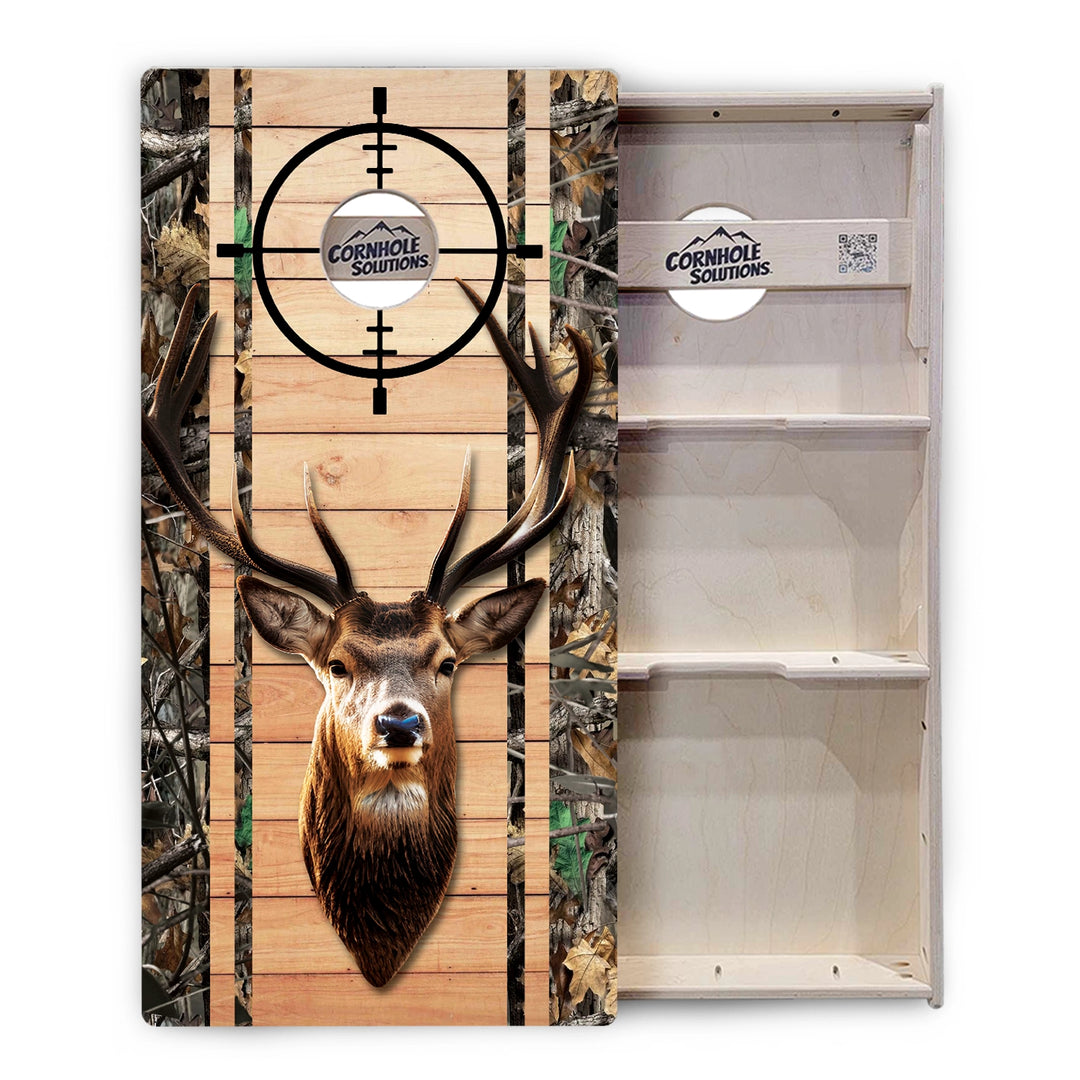 Scope Camo Deer & Fish Cornhole Boards – Tournament Series