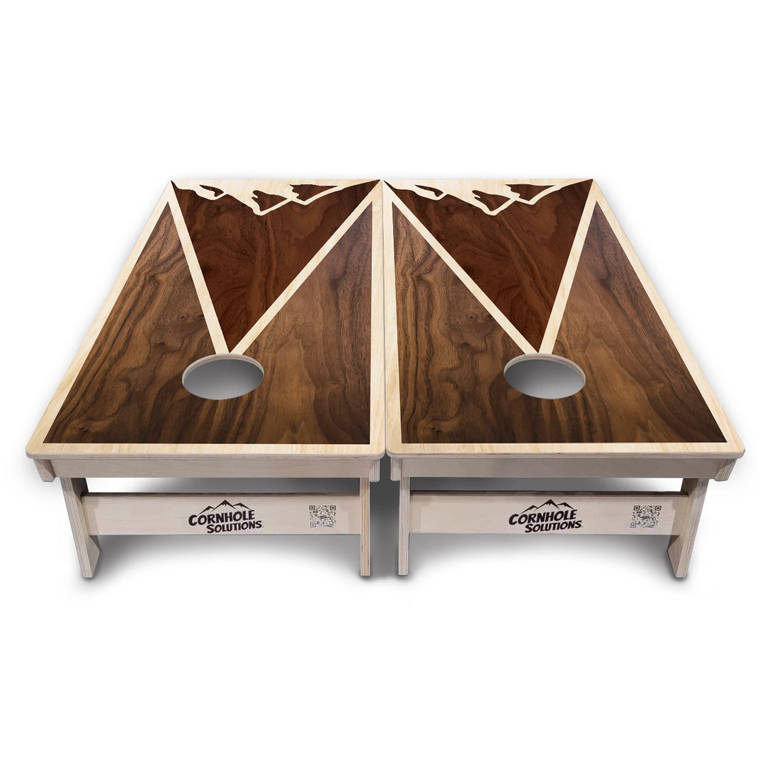 Stain Look Mountain Cornhole Boards – Tournament Series