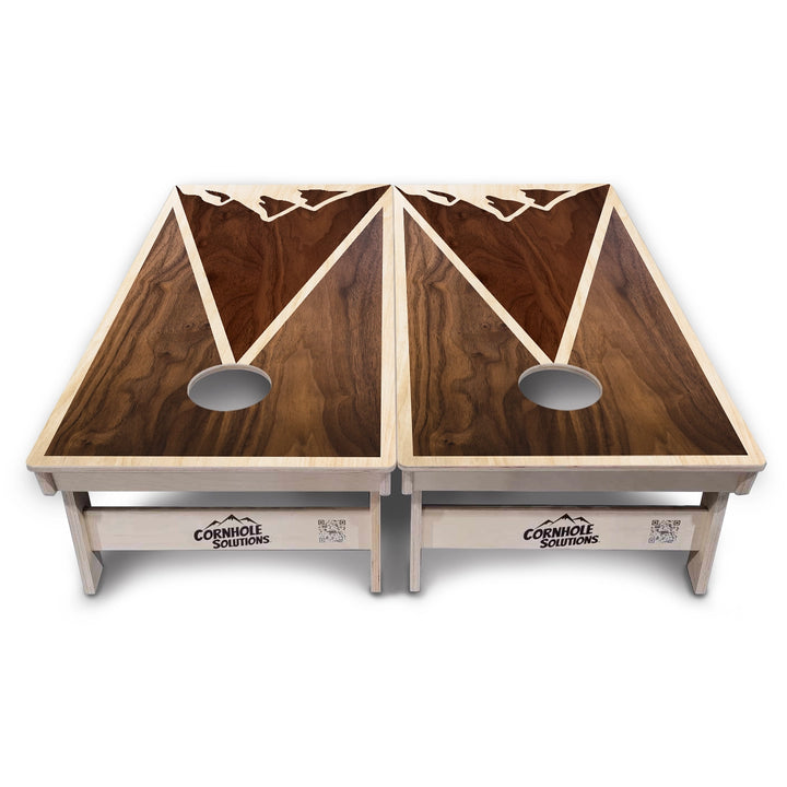 Stain Look Mountain Cornhole Boards – Tournament Series