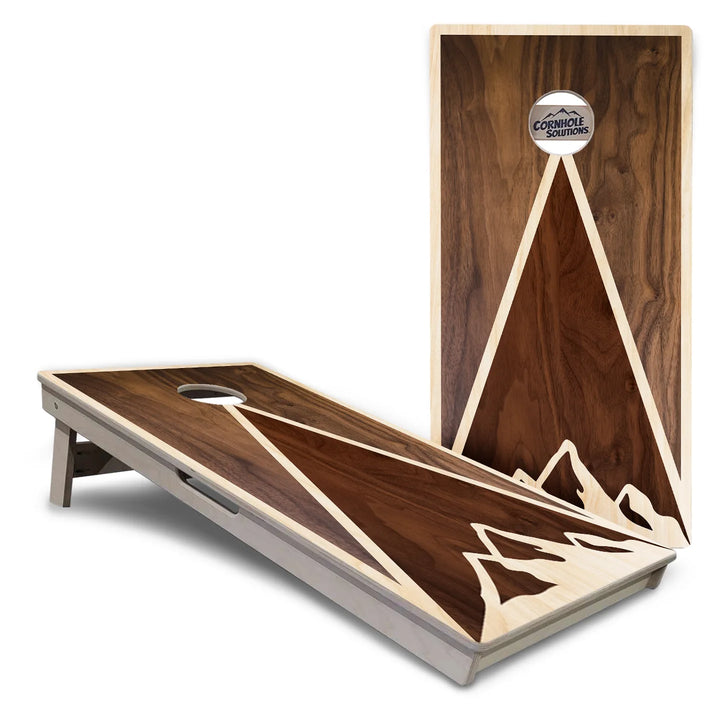 Stain Look Mountain Cornhole Boards – Tournament Series