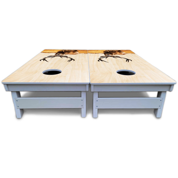 Natural Deer & Fish Cornhole Boards - All Weather Series