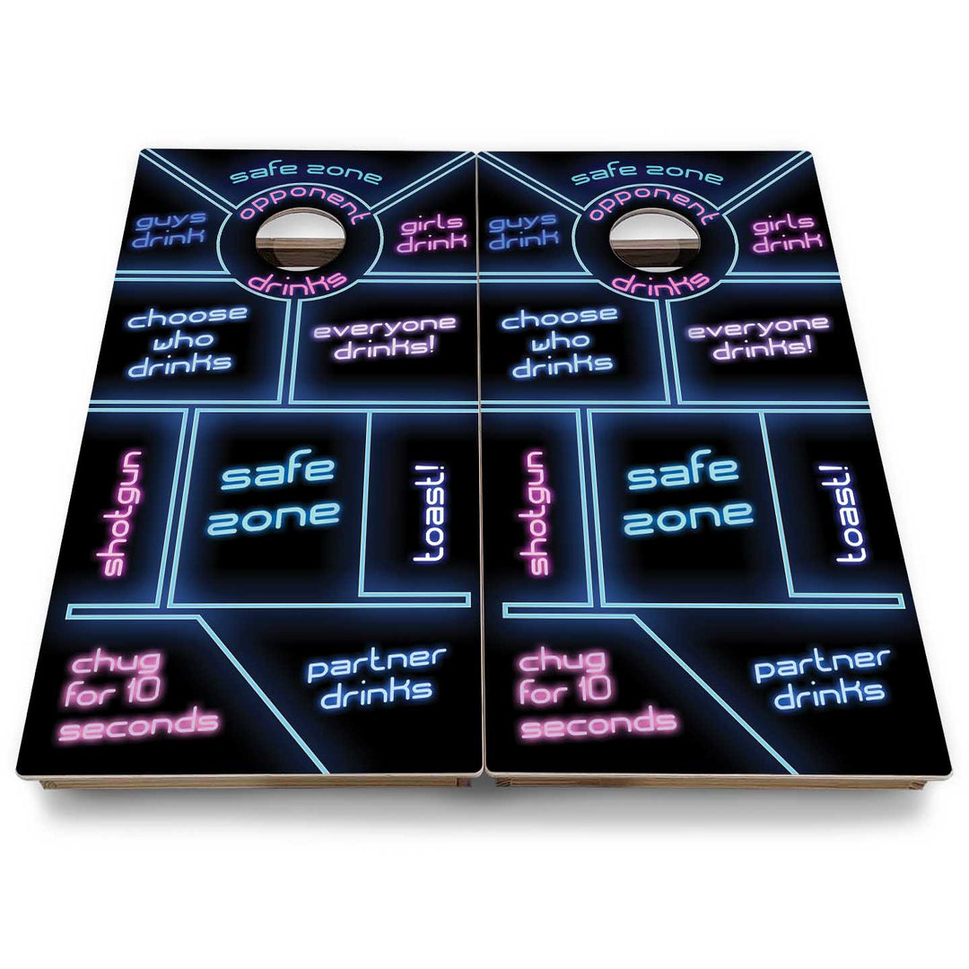 Drinking Game Cornhole Boards - Backyard Series