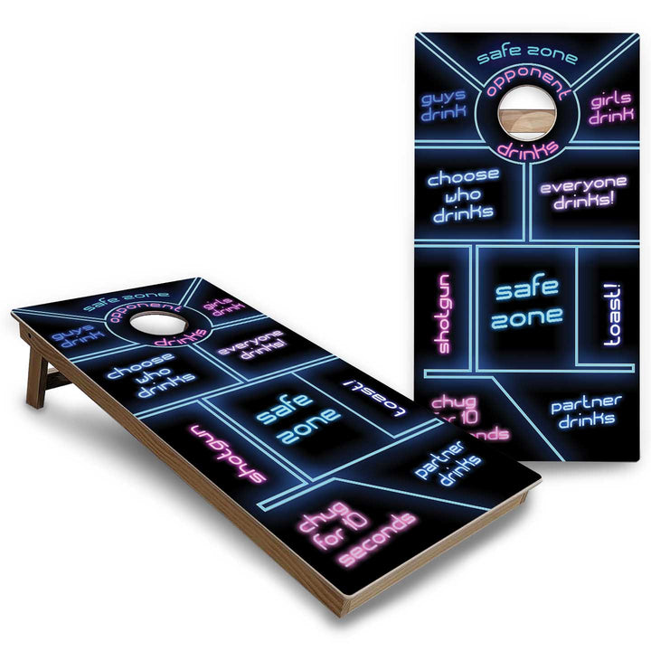 Drinking Game Cornhole Boards - Backyard Series