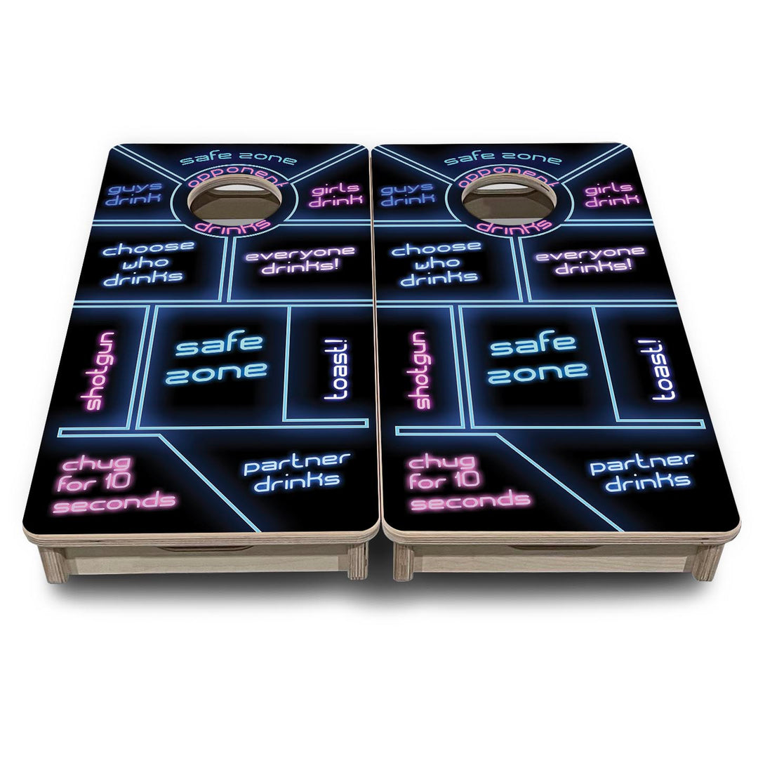 Drinking Game - Mini Cornhole Board Set (12" x 24") with 8 Mini Bags