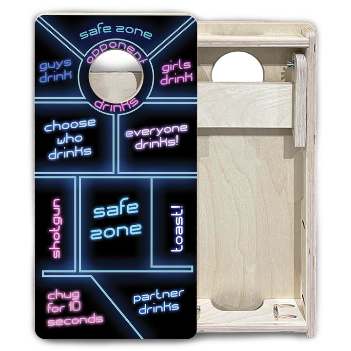 Drinking Game - Mini Cornhole Board Set (12" x 24") with 8 Mini Bags