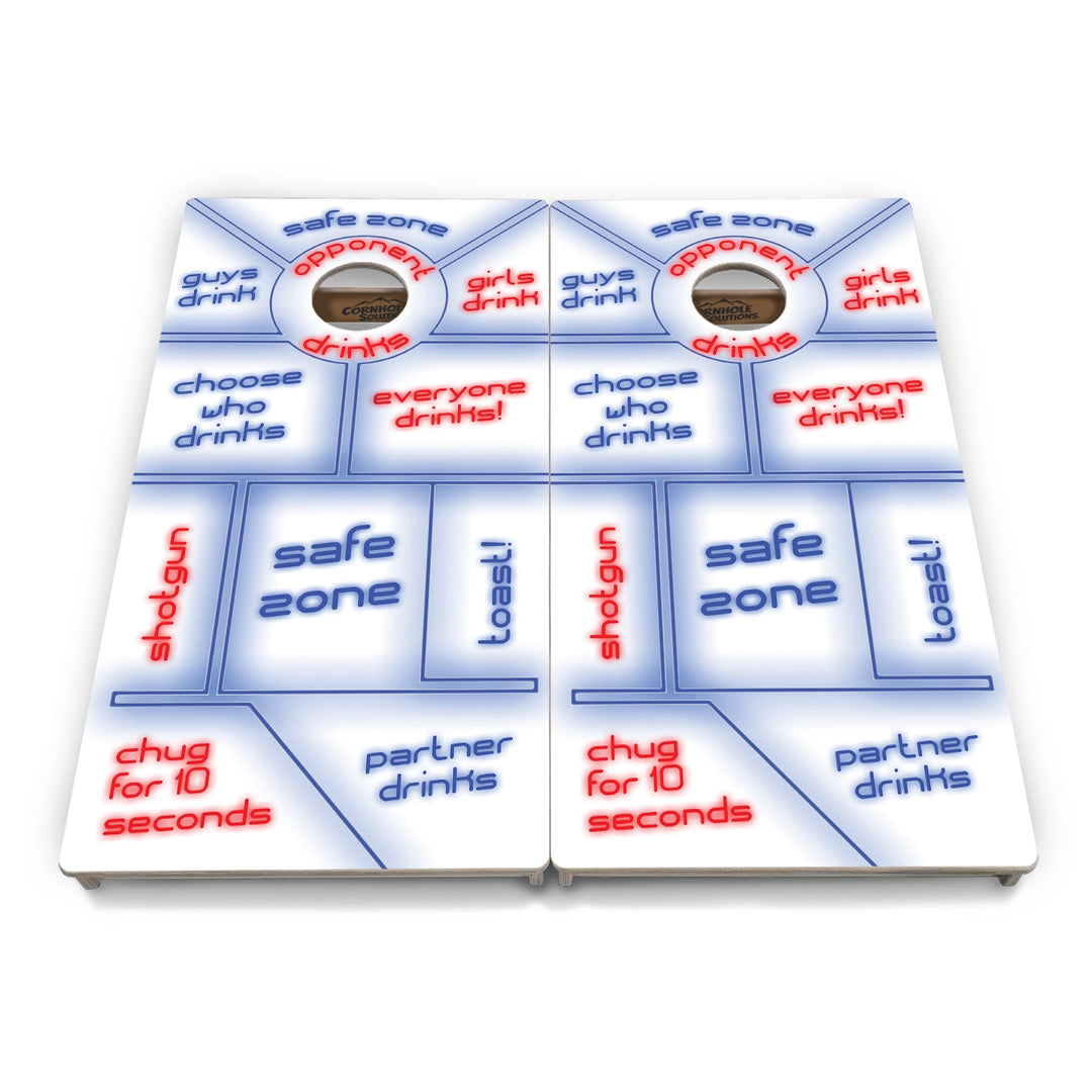 Drinking Game Cornhole Boards – Tournament Series