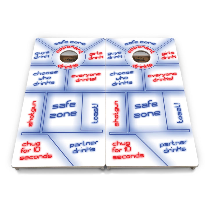 Drinking Game Cornhole Boards – Tournament Series